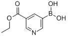 5-Ethoxycarbonylpyridine-3-boronic acid Structure,875781-62-7Structure