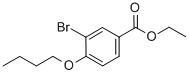 Ethyl 3-bromo-4-butoxybenzoate Structure,875846-74-5Structure