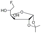 6-脱氧-6-氟-1,2-O-异亚丙基-alpha-D-呋喃葡萄糖结构式_87586-05-8结构式