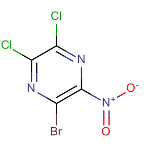 2-Bromo-5,6-dichloro-3-nitropyrazine Structure,87591-67-1Structure