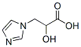 2-羟基-3-咪唑-1-基-丙酸结构式_876-19-7结构式