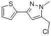 5-(Chloromethyl)-1-methyl-3-thien-2-yl-1H-pyrazole Structure,876316-96-0Structure