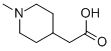 1-Methyl-4-piperidineacetic acid Structure,87647-06-1Structure