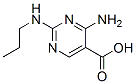 5-Pyrimidinecarboxylic acid,4-amino-2-(propylamino)- (9ci) Structure,876516-52-8Structure