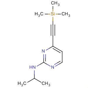 N-异丙基-4-(2-(三甲基甲硅烷基)乙炔)嘧啶-2-胺结构式_876521-30-1结构式