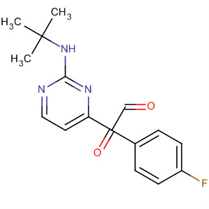 1-(2-(Tert-butylamino)pyrimidin-4-yl)-2-(4-fluorophenyl)ethane-1,2-dione Structure,876521-36-7Structure