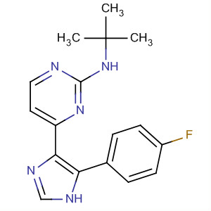 N-tert-butyl-4-(4-(4-fluorophenyl)-1h-imidazol-5-yl)pyrimidin-2-amine Structure,876521-38-9Structure