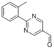 2-(2-Methylphenyl)pyrimidine-5-carbaldehyde Structure,876710-73-5Structure