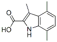 3,4,7-trimethyl-1H-indole-2-carboxylic acid Structure,876715-79-6Structure