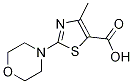 4-methyl-2-morpholin-4-yl-1,3-thiazole-5-carboxylic acid Structure,876716-89-1Structure