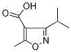 3-异丙基-5-甲基异噁唑-4-羧酸结构式_876717-62-3结构式