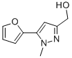 [5-(2-Furyl)-1-methyl-1H-pyrazol-3-yl]methanol Structure,876728-41-5Structure