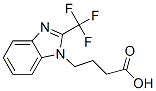 4-[2-(Trifluoromethyl)-1H-benzimidazol-1-yl]butanoic acid Structure,876728-42-6Structure