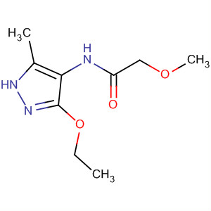 (9ci)-n-(3-乙氧基-5-甲基-1H-吡唑-4-基)-2-甲氧基-乙酰胺结构式_87675-93-2结构式