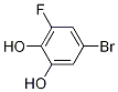 5-Bromo-3-fluorobenzene-1,2-diol Structure,876861-29-9Structure