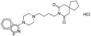 8-{4-[4-(1,2-苯并噻唑-3-基)-1-哌嗪基]丁基}-8-氮杂螺[4.5]癸烷-7,9-二酮结构式_87691-92-7结构式