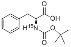 N-(tert-Butoxycarbonyl)-L-phenylalanine-15N Structure,87713-13-1Structure