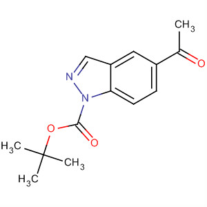 5-乙酰基-1H-吲唑-1-羧酸,1,1-二甲基乙酯结构式_877264-73-8结构式