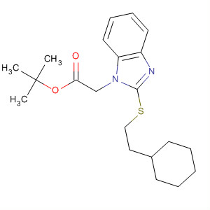 [2-(2-环己基-乙基磺酰基)-苯并咪唑-1-基]-乙酸叔丁酯结构式_877623-46-6结构式