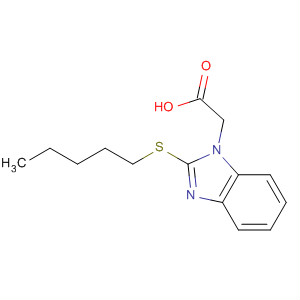 (2-戊基磺酰基-苯并咪唑-1-基)-乙酸结构式_877623-48-8结构式