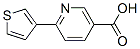 6-(Thiophen-3-yl)-nicotinic acid Structure,877674-90-3Structure