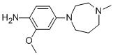 2-Methoxy-4-(4-methyl-1,4-diazepan-1-yl)aniline Structure,877676-22-7Structure