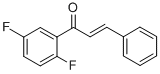 (2e)-1-(2,5-二氟苯基)-3-苯基-2-丙烯-1-酮结构式_877862-83-4结构式