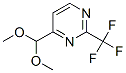 4-Dimethoxymethyl-2-trifluoromethyl-pyrimidine Structure,878760-47-5Structure