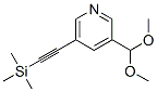 3-Dimethoxymethyl-5-trimethylsilanylethynyl-pyridine Structure,879326-80-4Structure