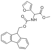 2-Furanacetic acid,a-[[(9h-fluoren-9-ylmethoxy)carbonyl]amino]- Structure,879500-51-3Structure