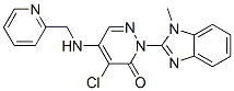 3(2H)-pyridazinone,4-chloro-2-(1-methyl-1h-benzimidazol-2-yl)-5-[(2-pyridinylmethyl)amino]- Structure,879562-70-6Structure