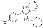 N-cyclohexyl-2-(4-methoxyphenyl)imidazo[1,2-a]pyrazin-3-amine Structure,879592-32-2Structure