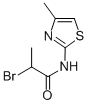 2-Bromo-n-(4-methyl-1,3-thiazol-2-yl)propanamide Structure,879609-86-6Structure