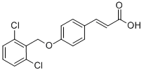 3-[4-[(2,6-Dichlorophenyl)methoxy]phenyl]-2-propenoic acid Structure,879642-88-3Structure