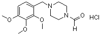 1-Formyl-4-(2,3,4-trimethoxybenzyl)piperazine hydrochloride Structure,879646-17-0Structure