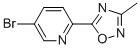 5-Bromo-2-(3-methyl-[1,2,4]oxadiazol-5-yl)-pyridine Structure,879883-63-3Structure