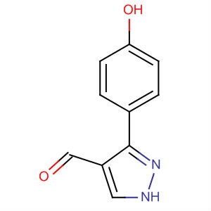 3-(4-Hydroxy-phenyl)-1h-pyrazole-4-carbaldehyde Structure,879996-57-3Structure