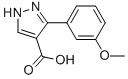 3-(3-Methoxyphenyl)-1h-pyrazole-4-carboxylic acid Structure,879996-71-1Structure