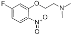 Ethanamine,2-(5-fluoro-2-nitrophenoxy)-n,n-dimethyl- Structure,880083-48-7Structure