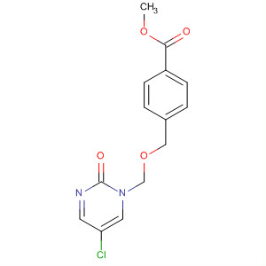 Methyl 4-(((5-chloro-2-oxopyrimidin-1(2h)-yl)methoxy)methyl)benzoate Structure,88045-96-9Structure