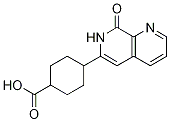 4-(7,8-二氢-8-氧代-1,7-萘啶-6-基)环己烷羧酸结构式_880466-45-5结构式