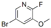 5-Bromo-2-fluoro-3-methoxypyridine Structure,880870-66-6Structure