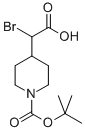 a-溴-1-[(1,1-二甲基乙氧基)羰基]-4-哌啶乙酸结构式_881016-89-3结构式