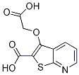 3-(Carboxymethoxy)-thieno[2,3-b]pyridine-2-carboxylic acid Structure,881033-52-9Structure