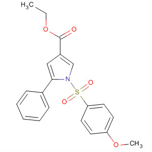 Ethyl 1-[(4-methoxyphenyl)sulfonyl]-5-phenyl-1h-pyrrole-3-carboxylate Structure,881673-36-5Structure