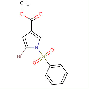 Methyl 5-bromo-1-(phenylsulfonyl)-1h-pyrrole-3-carboxylate Structure,881673-80-9Structure