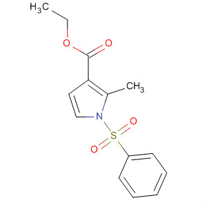 Ethyl 2-methyl-1-(phenylsulfonyl)-1h-pyrrole-3-carboxylate Structure,881674-85-7Structure