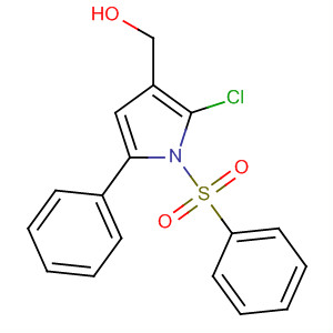 [2-Chloro-5-phenyl-1-(phenylsulfonyl)-1h-pyrrol-3-yl]methanol Structure,881675-88-3Structure