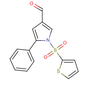 5-苯基-1-(2-噻吩磺酰基)-1H-吡咯-3-甲醛结构式_881676-06-8结构式