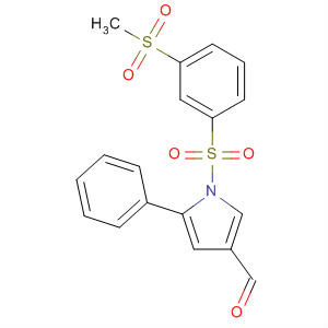 1-{[3-(Methylsulfonyl)phenyl]sulfonyl}-5-phenyl-1h-pyrrole-3-carbaldehyde Structure,881676-54-6Structure